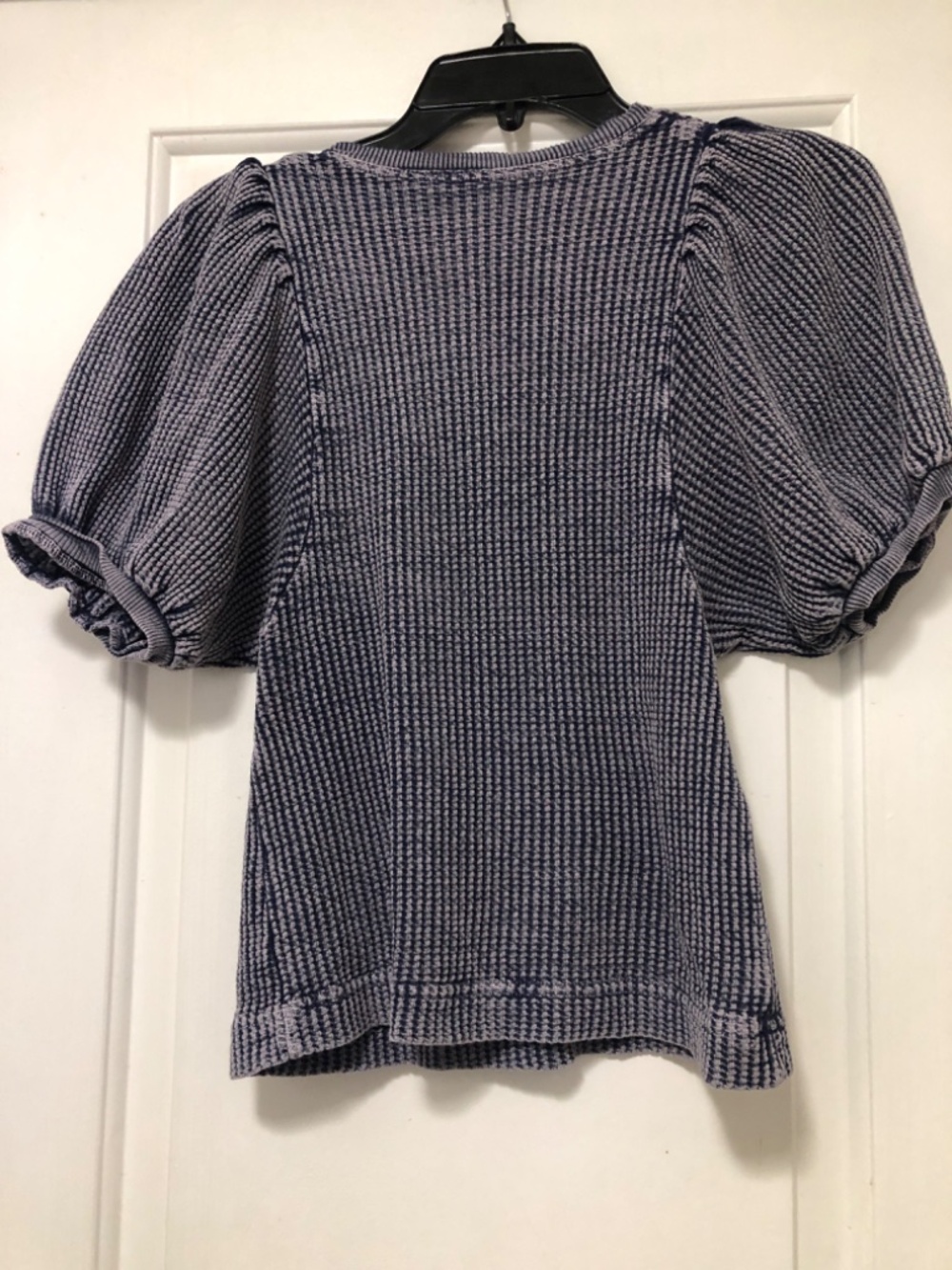 Free People Thermal Waffle Knit Tee Size xs - Picture 4 of 6